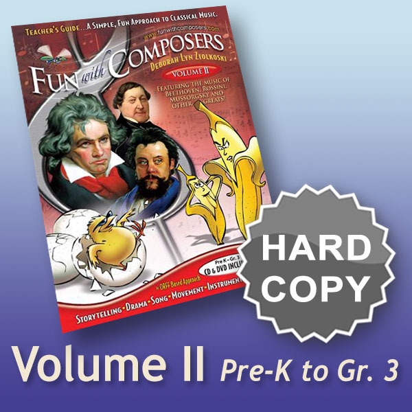 Fun with Composers Volume II – Gr. 3 to Gr. 7 Hard or Download